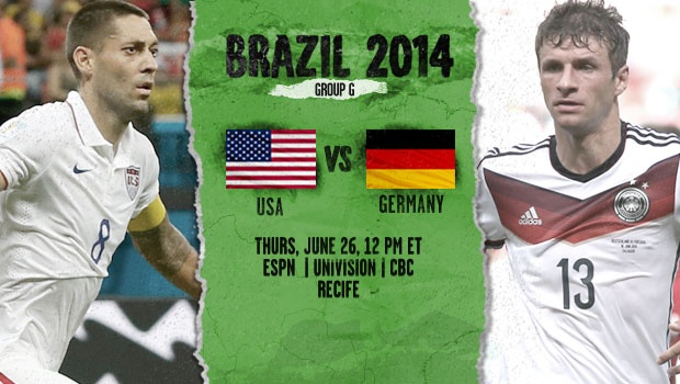 USA vs Germany World Cup 2014 Watch Live ESPN Online Here : Trending