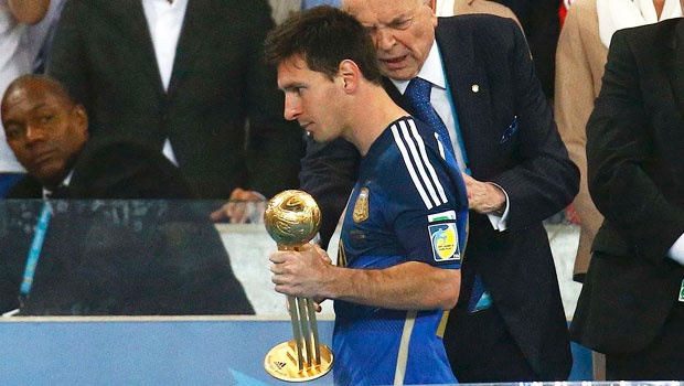 Lionel Messi Wins 2014 World Cup Golden Ball for 'Best Player' but ...